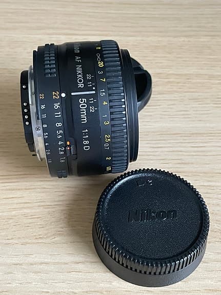 Nikon AF Nikkor 50mm 1:1.8D objektiv