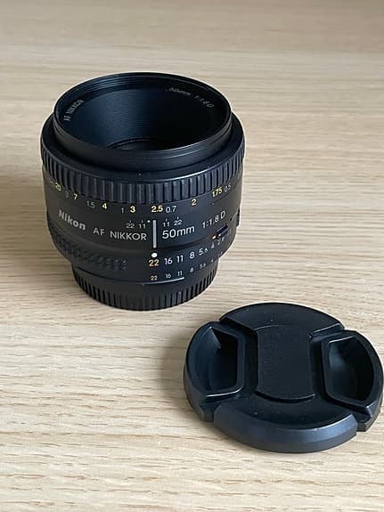 Nikon AF Nikkor 50mm 1:1.8D objektiv