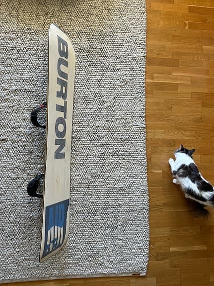 Ikonisk vintage snowboard Burton Air från 1990 i nyskick! #Retro #90's