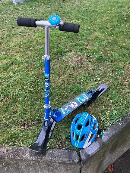 Whizz Barn Barnsparkcykel Blå