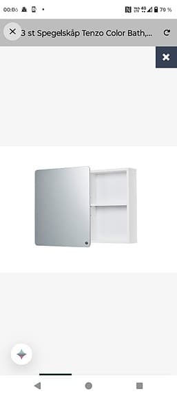 Tenzo spegelskåp color bath Tom Tailor 8058