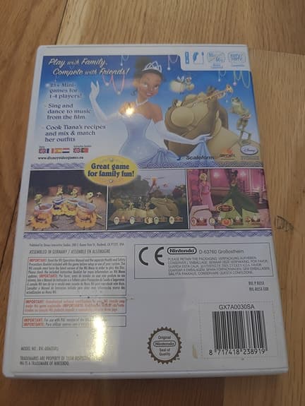 Disney The Princess and the Frog Nintendo Wii-spel