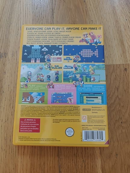 Nintendo Wii U Super Mario Maker spel