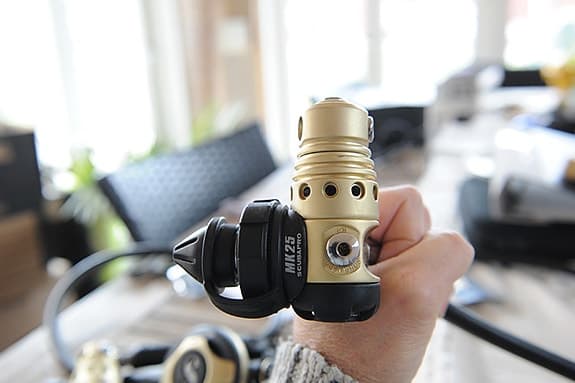 Scubapro S600 Regulator med M25 första steg