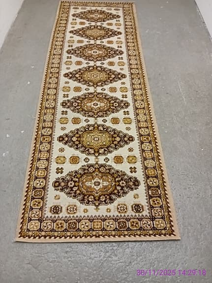 Vacker mönster ullmatta