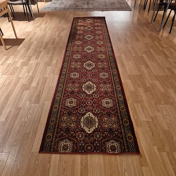 1 lång orientalisk hallmatta, 1900-tal, 410*92 cm
