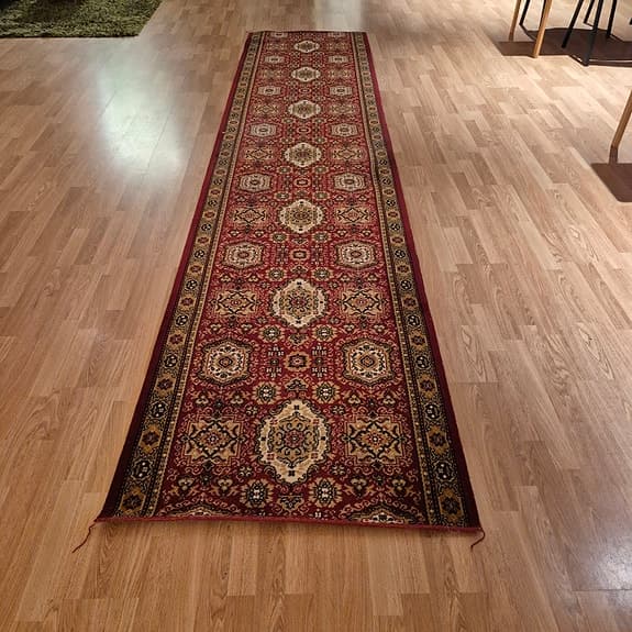 1 lång orientalisk hallmatta, 1900-tal, 410*92 cm