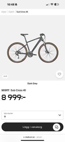 Scott Sub Cross 40 Gravel bike man
