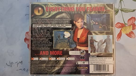 Resident Evil Code Veronica Sega Dreamcast NTSC