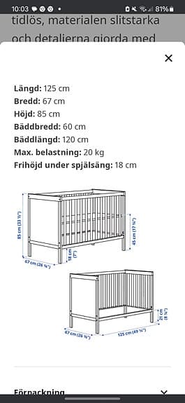 spjälsäng