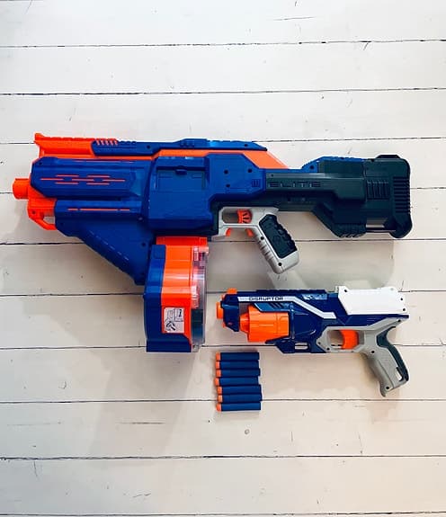 Nerf Elite Infinus + Nerf Elite Disruptor