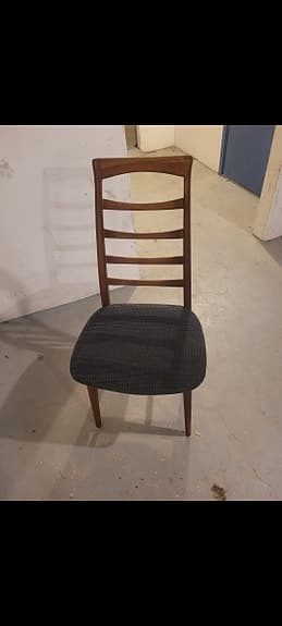 Skandinaviska retro stolar sex stycken