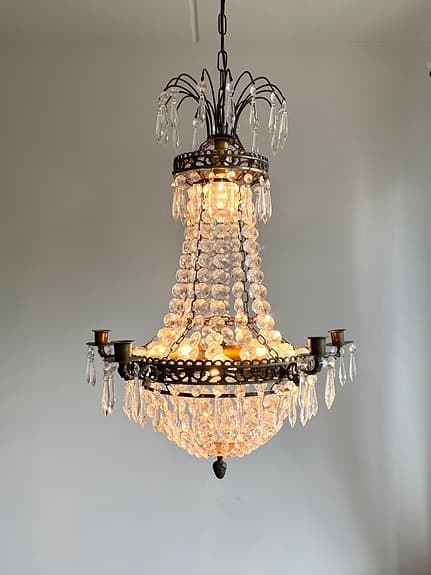 Kristallkrona/ Empire korgkrona