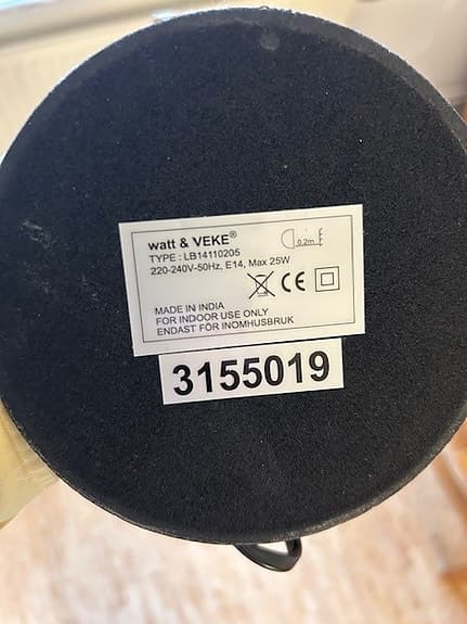 Watt&Veke lampor