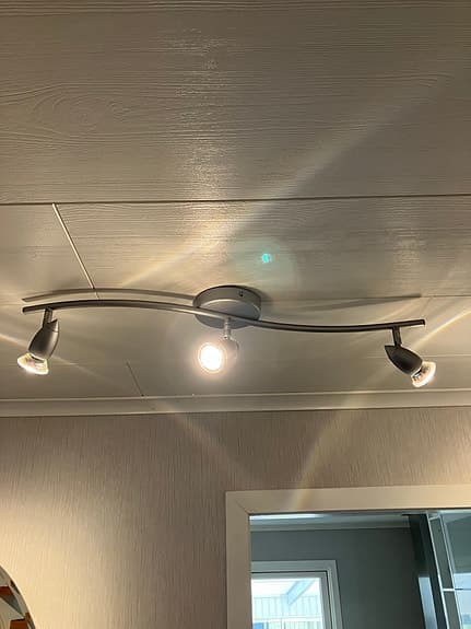 Takspotlights inkl 3st ledlampor