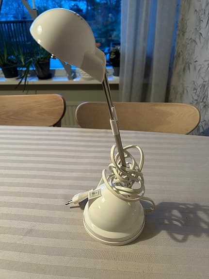 IKEA A1904 Espressivo bordslampa vit