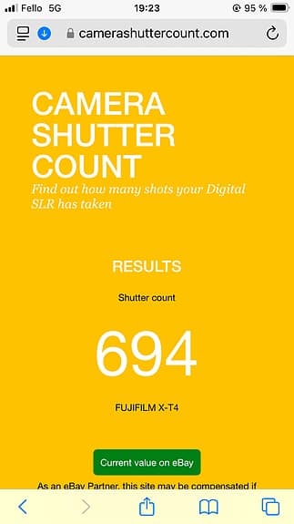 FYND Fujifilm X-T4 kamerahus – nyskick, endast 694 exponeringar