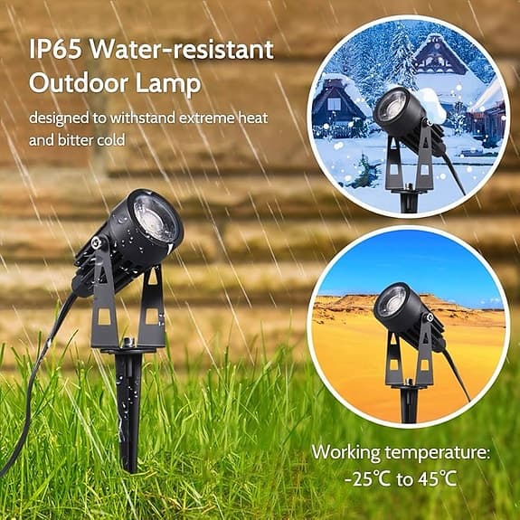 Trädgårdsbelysning 6-pack LED 3000k varmvit