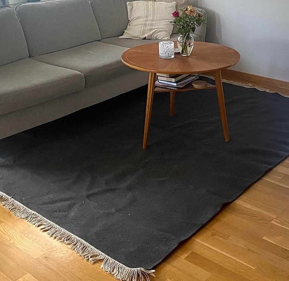 Ullmatta mörkgrå