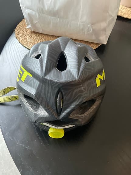 Met Crossover Mips Cykelhjälm Svart Gul