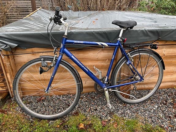 Herrcykel helt servad