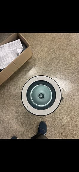 Lampa markbelysning för flaggstång eller trädet