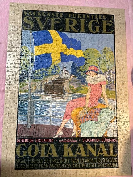 Come to Sweden Götakanal Pussel