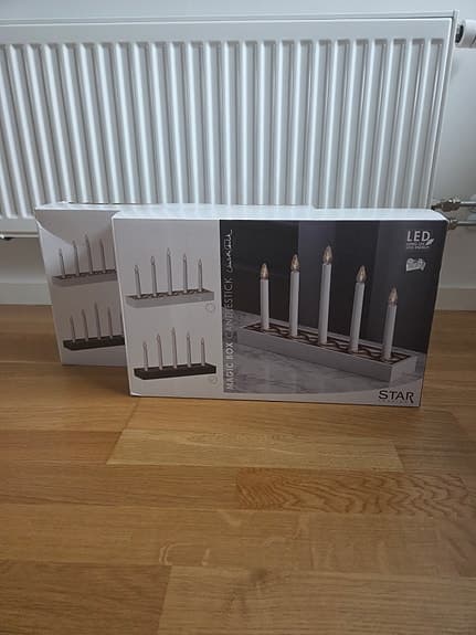 Star trading 2 stycken adventsljusstakar NYA