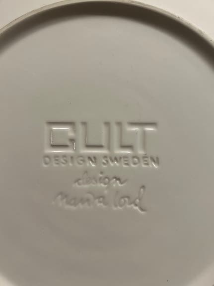 Cult Design Orient tallrik vit