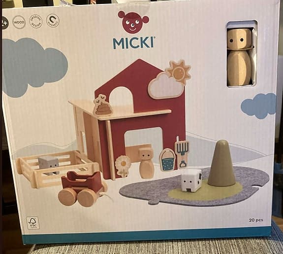 Micki trälekset – Brandstation, Bondgård & Regnbågsset (NYA i kartong)