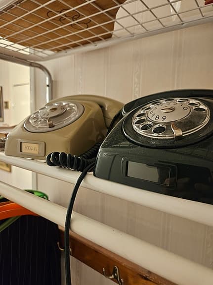 En gammal dags telefon