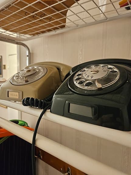 En gammal dags telefon