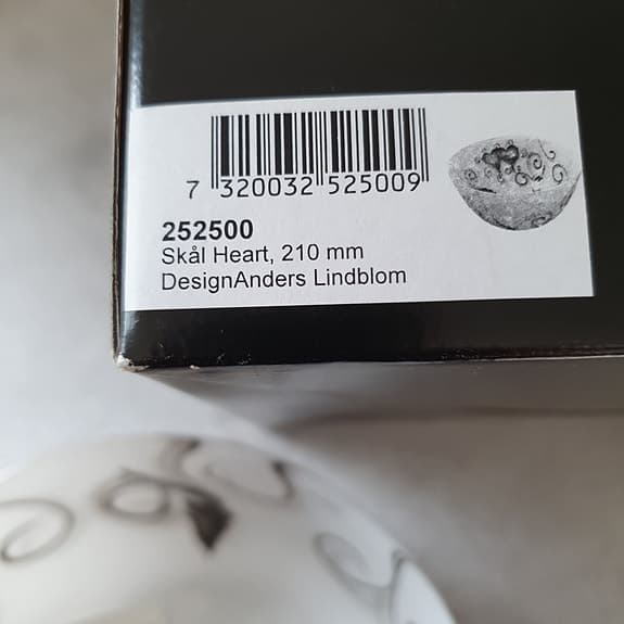 Nybro Crystal Sweden Skål Heart Design Anders Lindblom