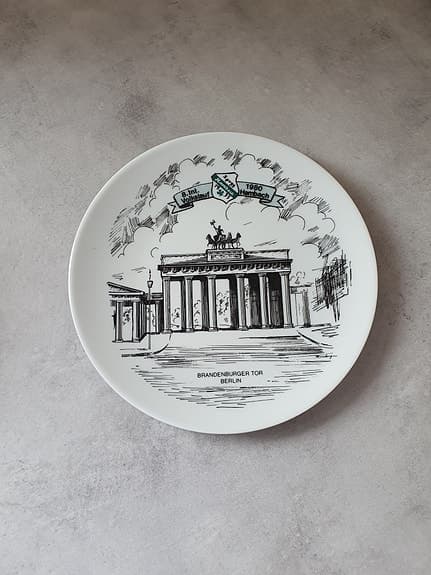 Dekorativ Tallrik - Brandenburger Tor Berlin