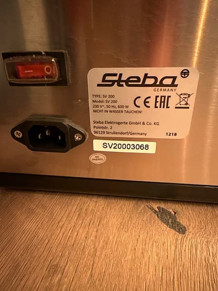 Steba BW 200 Sous Vide Cirkulator inkl tillbehör