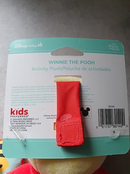 Winnie the Pooh Aktivitetsleksak nalle puh disney babyshower