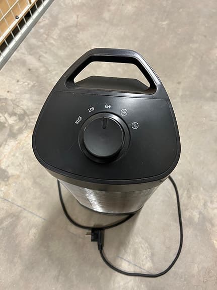 Terrassvärmare / värmefläkt / infravärmare 1200W