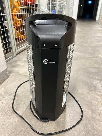 Terrassvärmare / värmefläkt / infravärmare 1200W