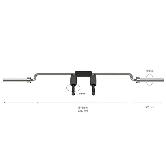 Ny, Gymleco Safety Squat Bar (50mm)
