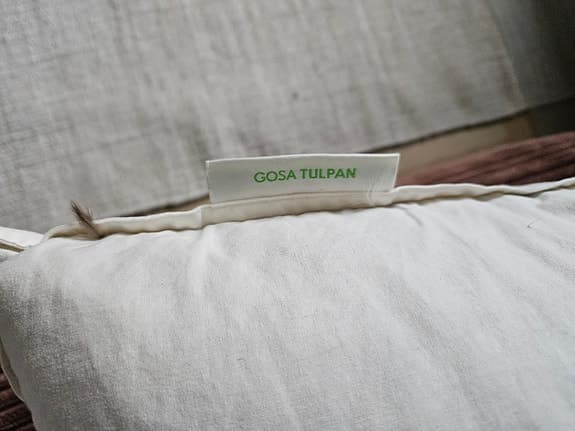 Två Gosa Tulpan-kuddar 65x65 cm – inkl. fodral