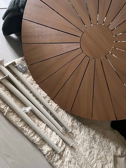 Mat bord utebord San vito