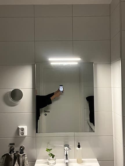 Badrumsspegel från Vedum