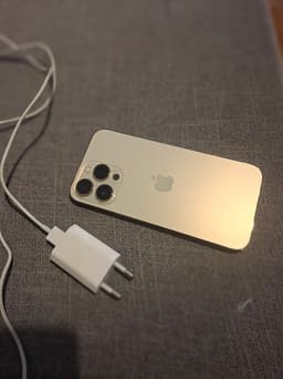 IPhone 14Pro Max. Telefonen har en 6.7.