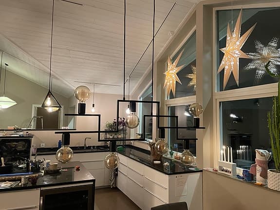 Lampa i industristil, som ny