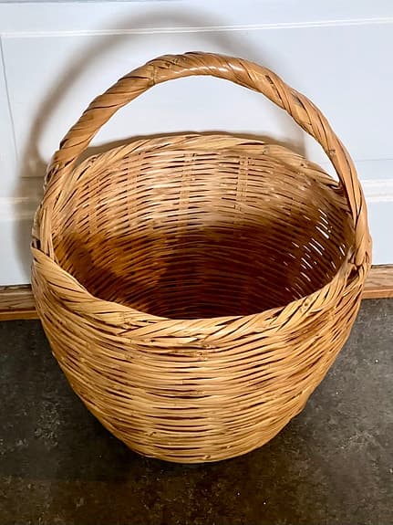 Stor fin flätad korg