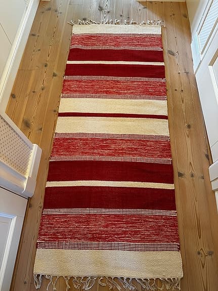 Trasmatta i bomull 80x204 cm. Nyskick.
