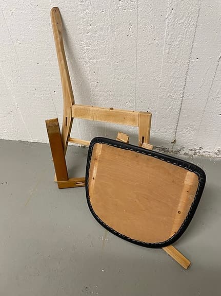 Design Dansk Stol-Klassiker för att restaurera montera själv