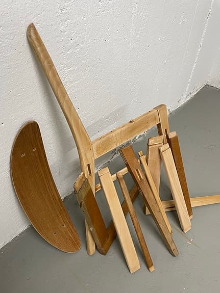 Design Dansk Stol-Klassiker för att restaurera montera själv