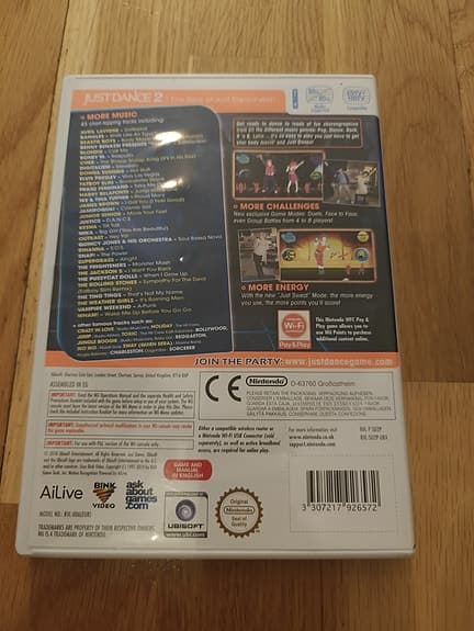 Just Dance 2 Nintendo Wii-spel