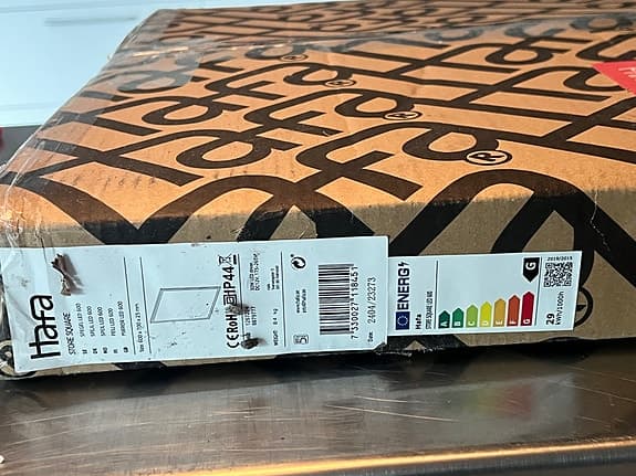 Hafa spegel square led 60x70 helt ny, felköp